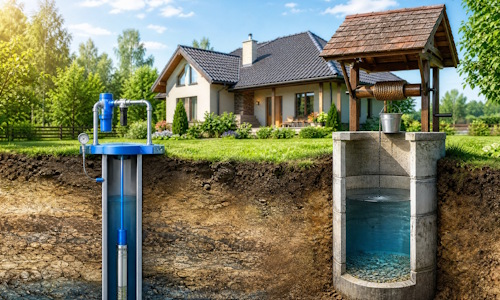 Автономное водоснабжение загородного дома Уссурийск: скважина или колодец